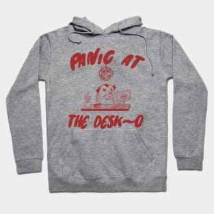 Panic at the Desk-o Opossum Shirt, Weird Opossum Meme Hoodie